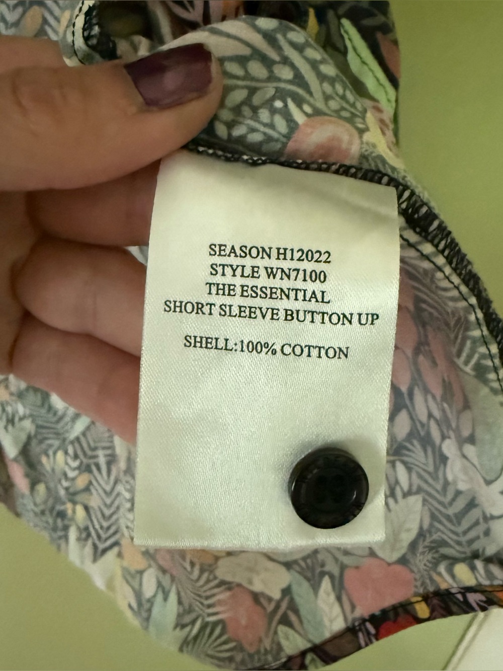 Wildfang The Essential Button-Up Shirt Floral -100% cotton - Picture 6 of 6
